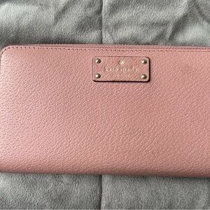 Kate Spade Dusty Rose Leather Wallet